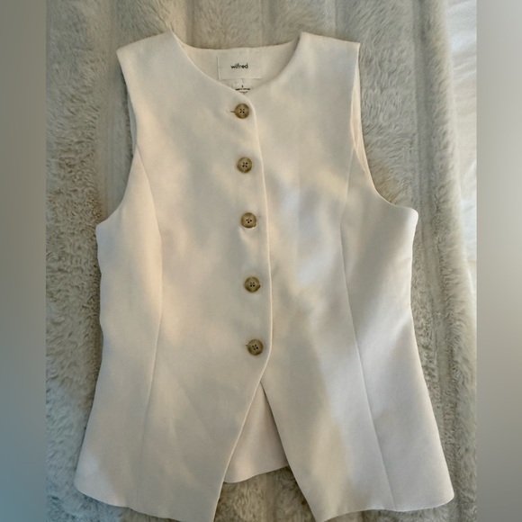 Aritzia Wilfred Light Birch Regal Vest - Crepette - Picture 3 of 4
